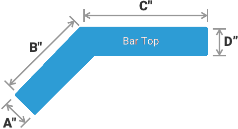 ANGLED BAR TOP