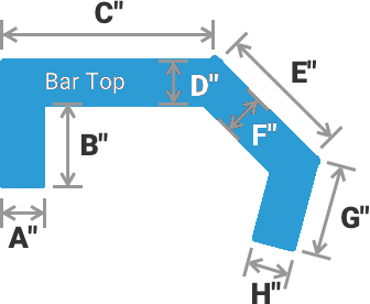 MULTI-ANGLED BAR TOP