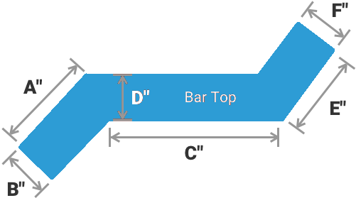 Z SHAPE BAR TOP